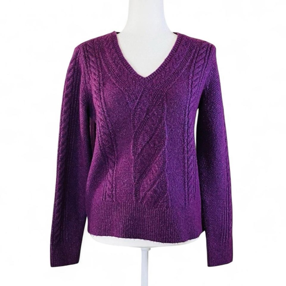 Talbots wool blend v-neck sweater